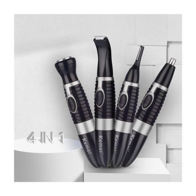 Rasoir kemei Electrique Rechargeable 4 En 1 Noir