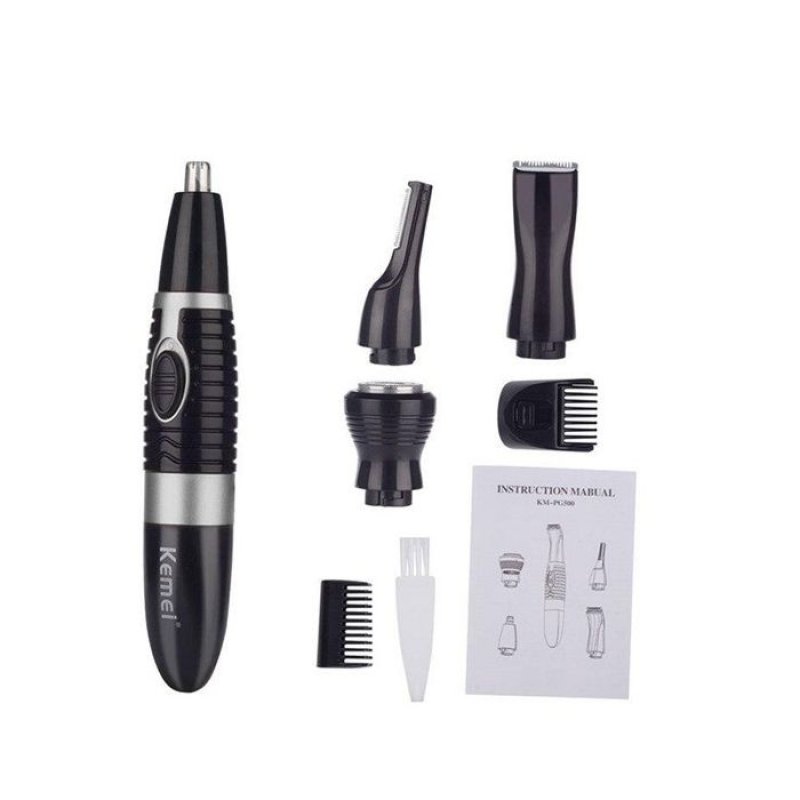 Rasoir kemei Electrique Rechargeable 4 En 1 Noir