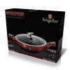 POT PEU PROFOND, 28 CM, METALLIC LINE BLACK BURGUNDY EDITION BH-1626